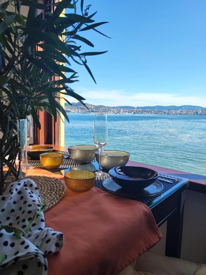 Apartamento Mirador Do Mar, Encima De La Playa Moaña Exterior foto