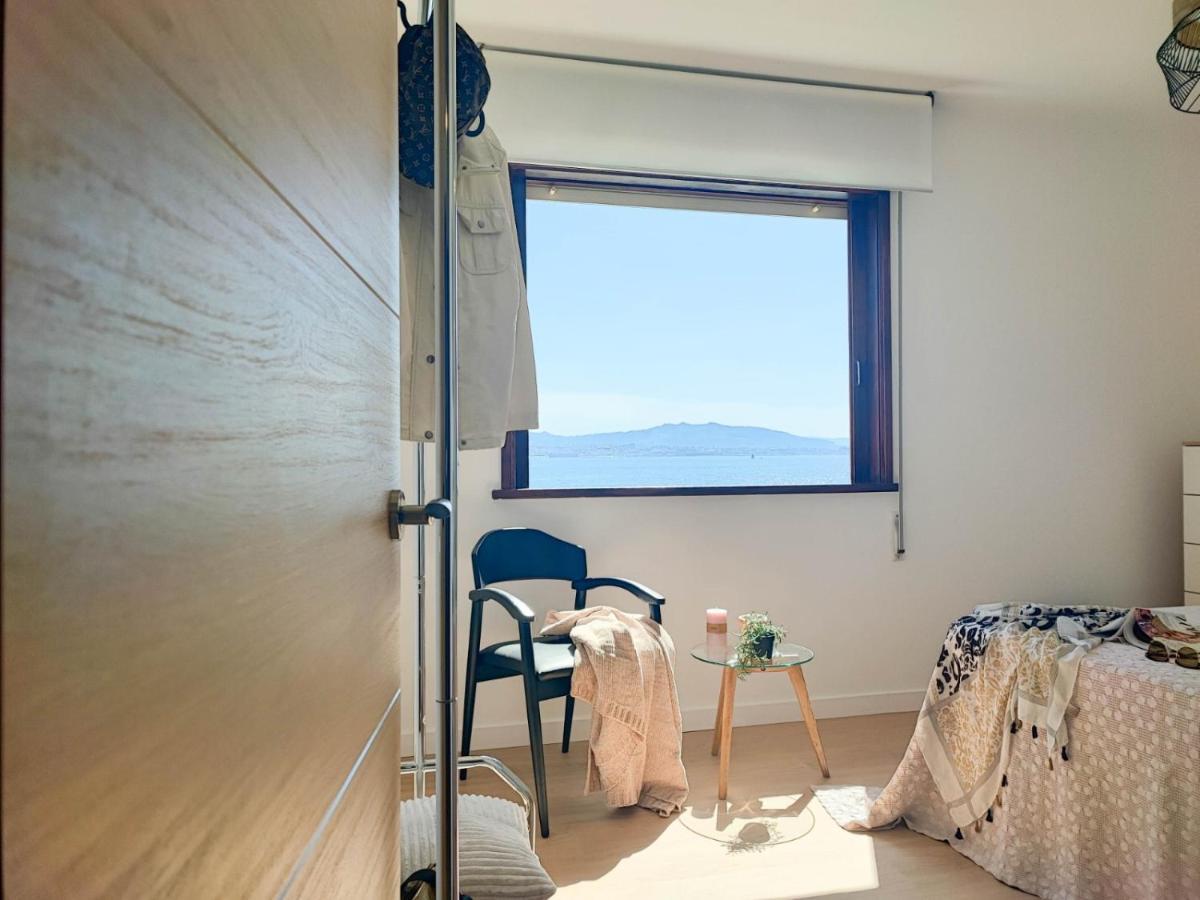 Apartamento Mirador Do Mar, Encima De La Playa Moaña Exterior foto