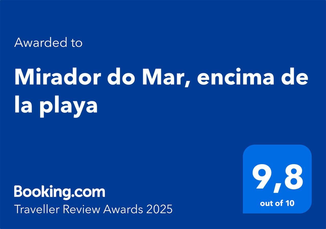 Apartamento Mirador Do Mar, Encima De La Playa Moaña Exterior foto